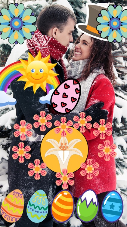 Easter Sticker - Holiday Photo Fun