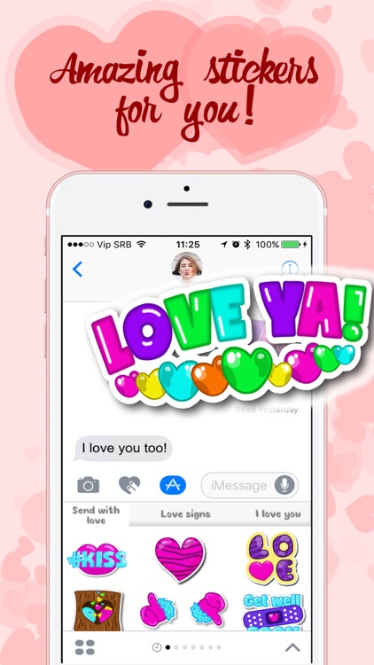 Love Stickers – Fun Text.ing for iMessage screenshot-3