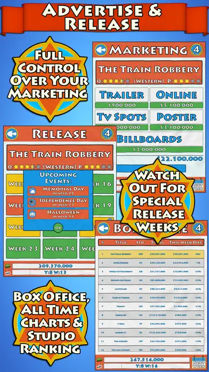 Screenshot 4 di 5 di Hollywood Studios Tycoon Game