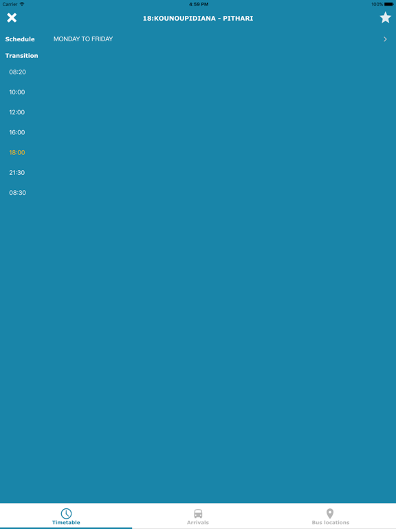 Screenshot #6 pour Chania city bus