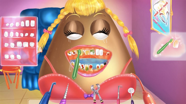 Pou Girl Dentist games for girls - Doctor Games