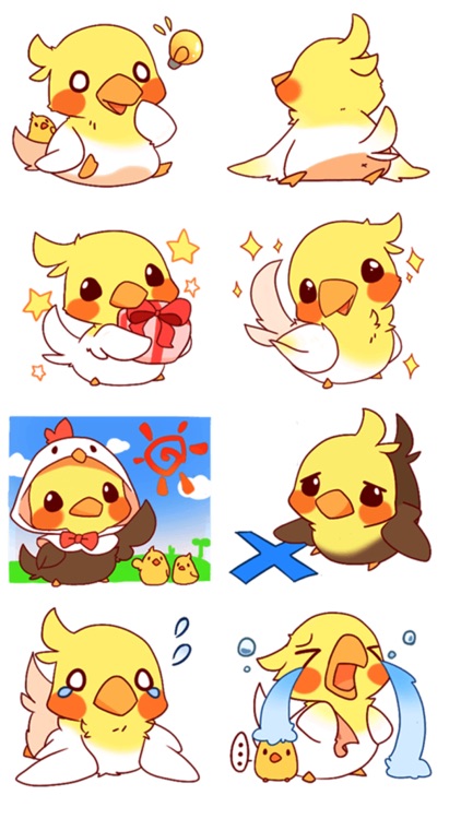 Lovely Bird Stickers