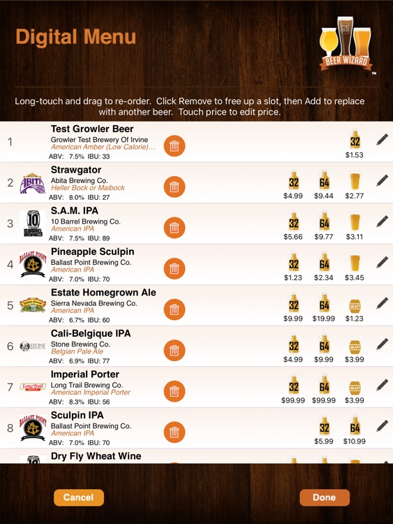 Beer Wizard Menu Connect screenshot-3