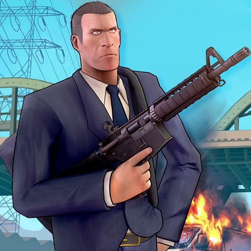 Grand Crime City Wars: Mafia Empire Shooting Game Icon