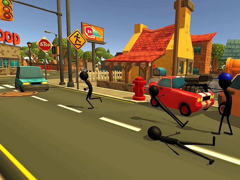 Vingança de Stickman irritado - Jogo do atirador d screenshot 9