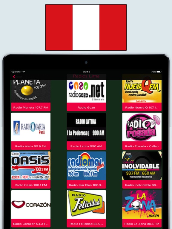 Screenshot #4 pour Radios Del Perú FM AM / Emisoras de Radio Peruanas