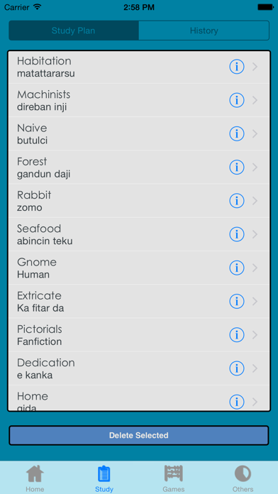 Screenshot #1 pour Hausa Dictionary