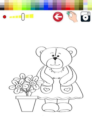 Bear Coloring Page For Toddle screenshot 2