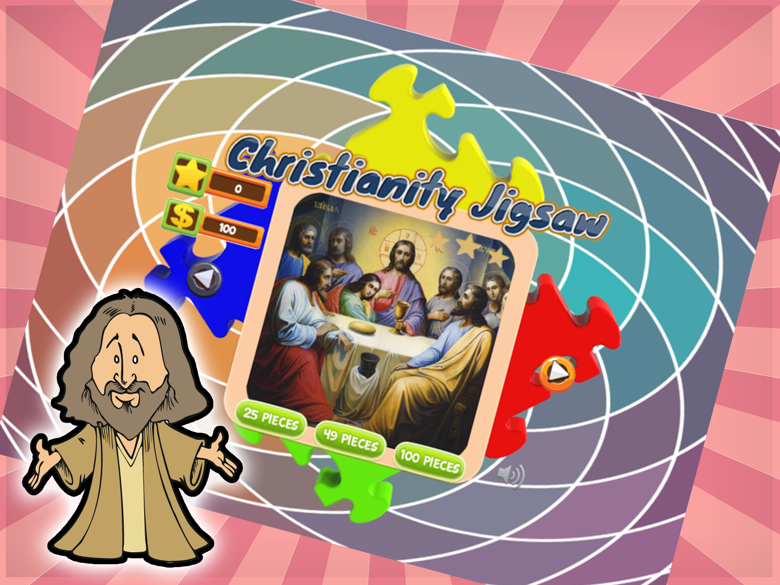 Life Of Jesus Christ Color Jigsaw Puzzle 100 Piece screenshot 4