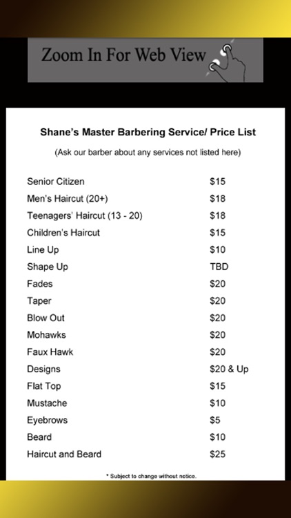 Shane's Master Barbering screenshot-3
