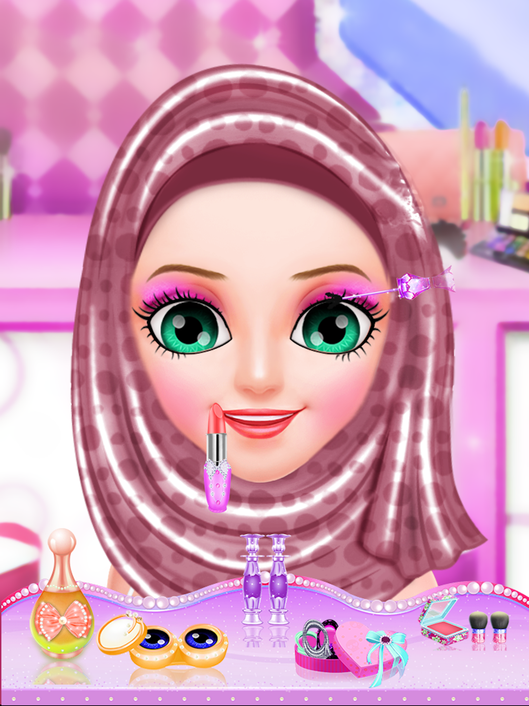hijab makeover - hijab fashion salon