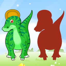 Dinosaure Traîne Goutte & Match Ombre pour enfants