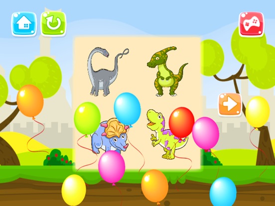 Screenshot #6 pour Dinosaure Traîne Goutte & Match Ombre pour enfants