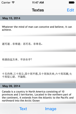 iClipboard - Clipboard manager - náhled