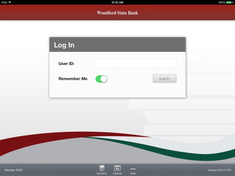 Woodford State Bank for iPad