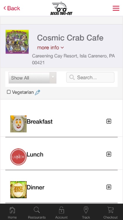 Bocas Take-Out Restaurant Delivery Service