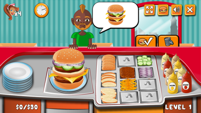 Screenshot #1 pour My Burger Shop Gratuit ~ Jeu de Hamburger Cuisine