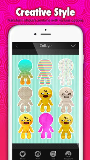 Captura de pantalla de Stick'It - Cutout & Collage en iPhone 5