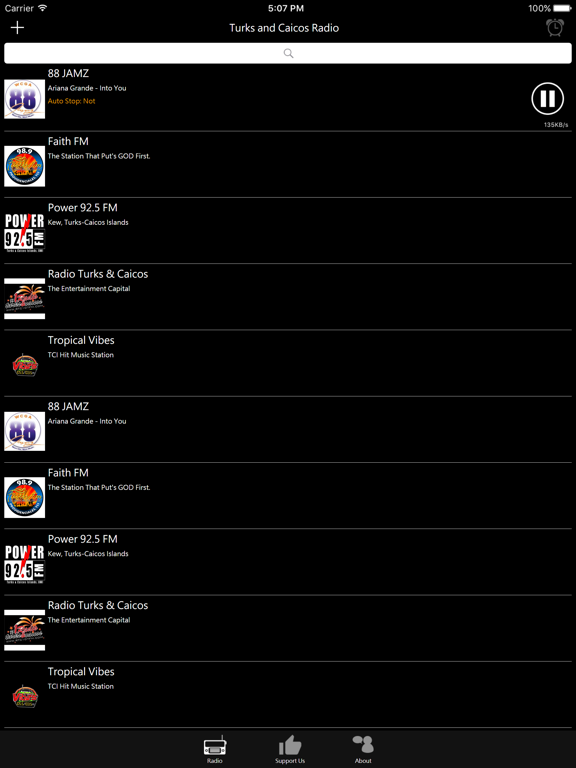 Turks and Caicos Radio iPad screenshot 2 - Entertainment app