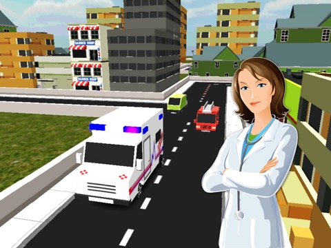 Ambulance Simulator Duty Drive :Pet Rescue 3D 2017のおすすめ画像3