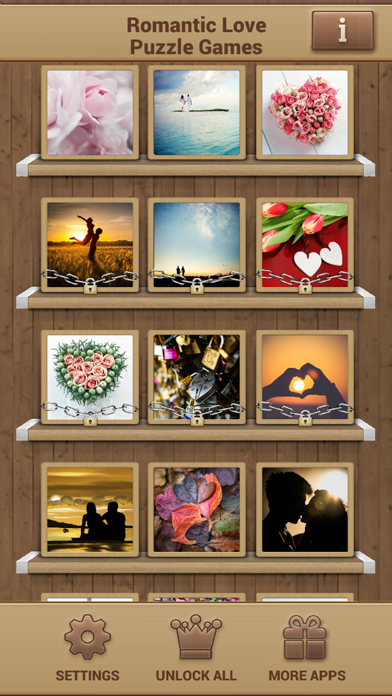Screenshot #2 pour Jeux d'amour de Puzzle