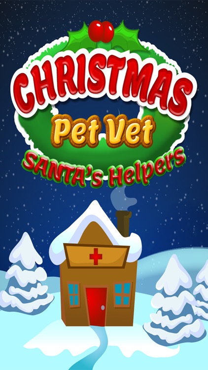 Christmas Pet Vet Doctor Santa Animal Hospital Zoo