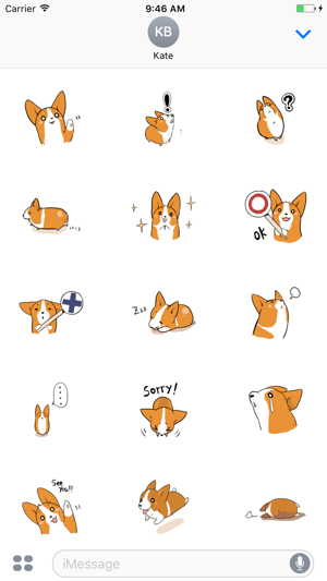 Lovely Corgi Animated Sticker(圖2)-速報App