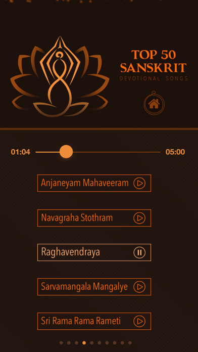 How to cancel & delete Top 50 Sanskrit Devotional Songs from iphone & ipad 2