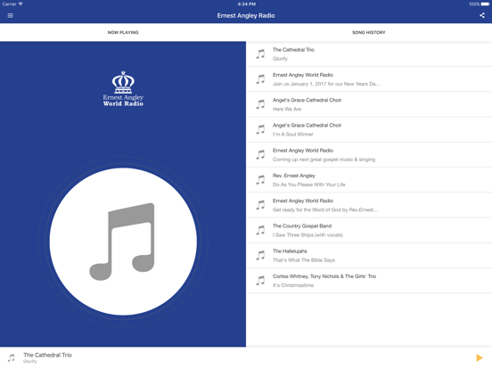 EAM Radio iPad screenshot 3 - Lifestyle app