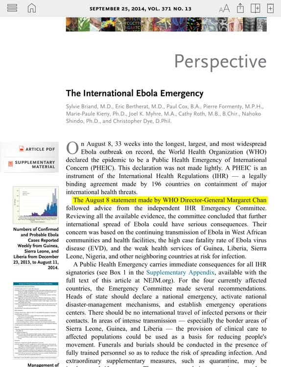 NEJM iPad Edition screenshot-4