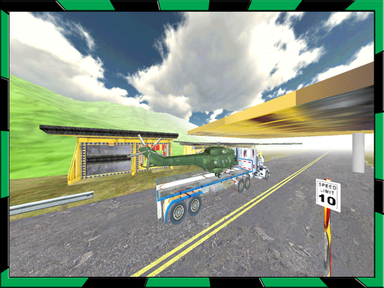 Mountain Truck Transporting Helicopter - Simulator iPad screenshot