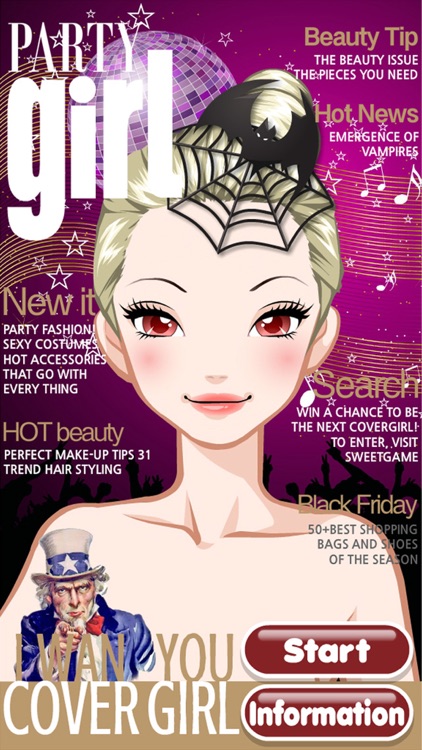 Party Girl Free Make Up & Dress Up