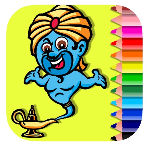 Toddlers Draw Coloring Games Page Genie Icon