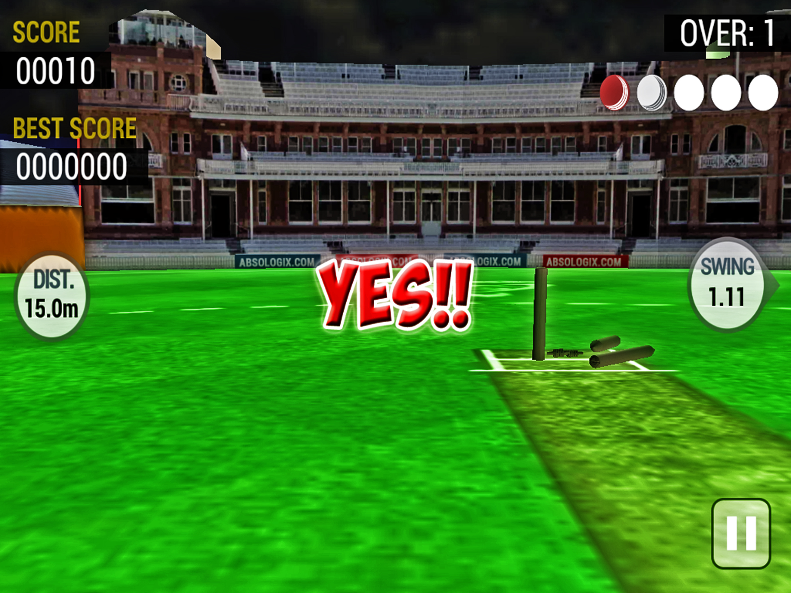 Bowling Ball -A Cricket Bowling Simulation screenshot 4