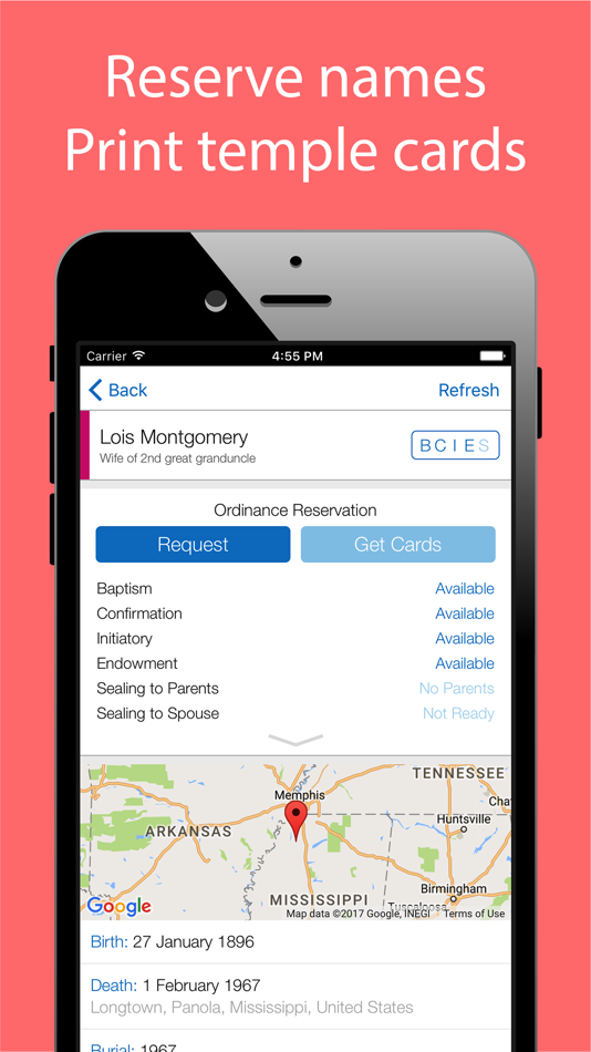 #2. Take a Name LDS Family History (iOS) 由: Kinpoint