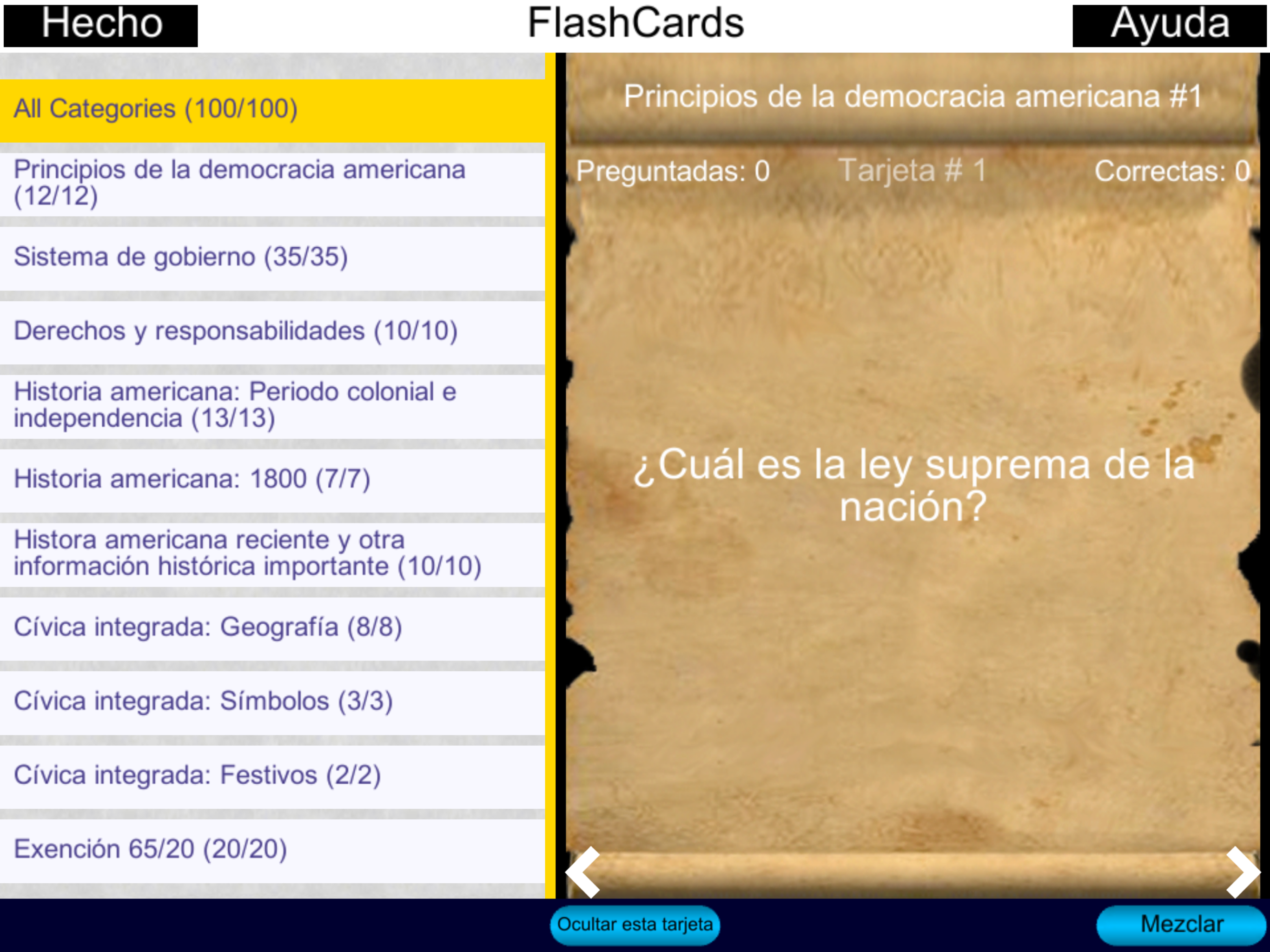 Prueba de Ciudadanía US 2017 (US Citizenship) screenshot 7