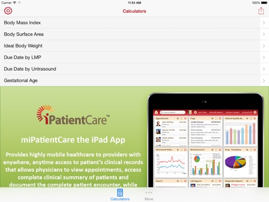 Screenshot #4 pour iPatientCare - Calculator
