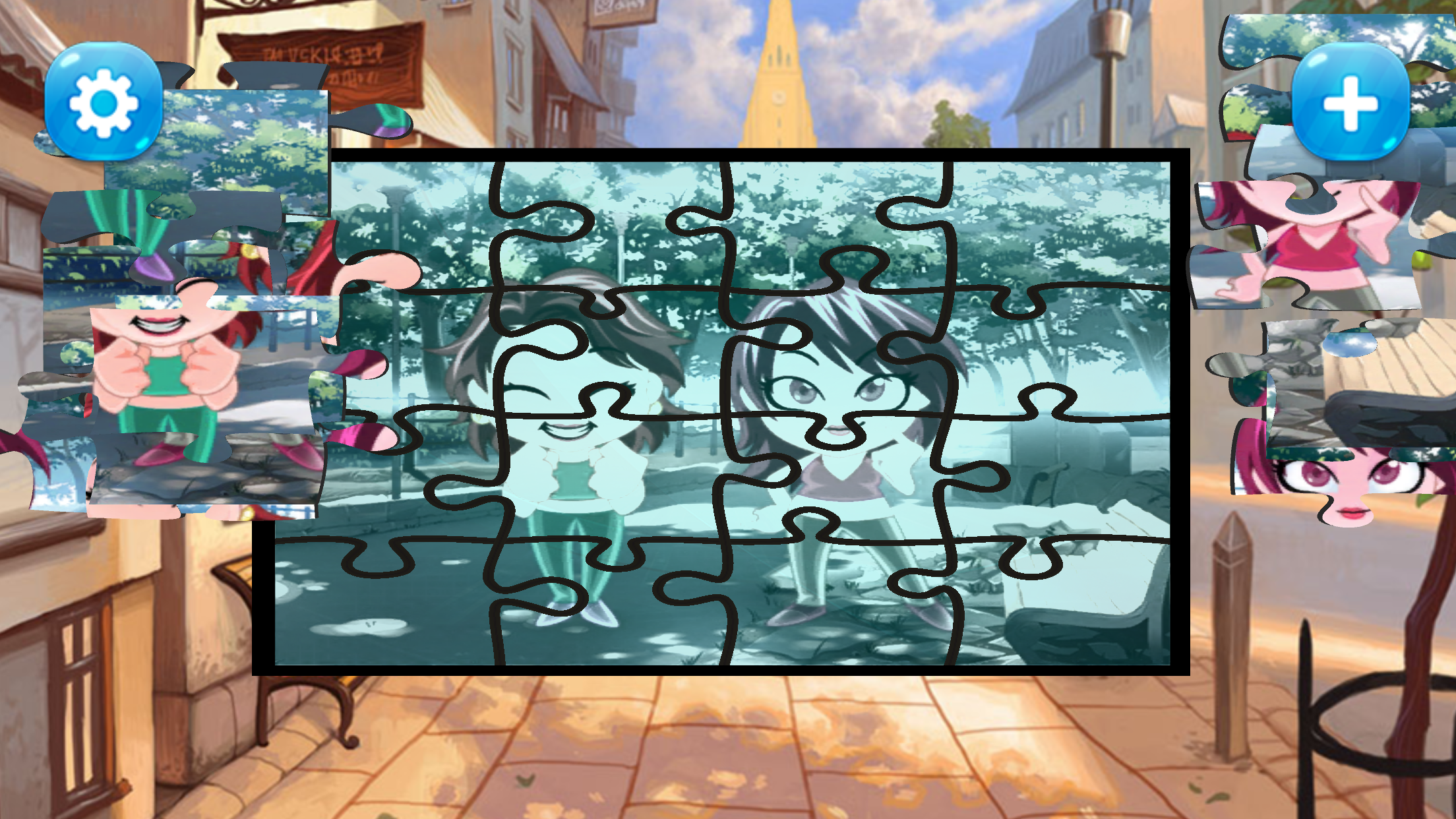 young girl puzzle easy kids screenshot 5
