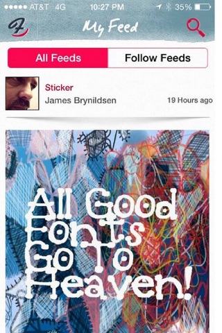 MyRealFont - Social Fonts screenshot 2