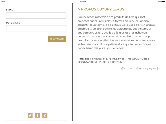 Screenshot #4 pour Luxury Leads