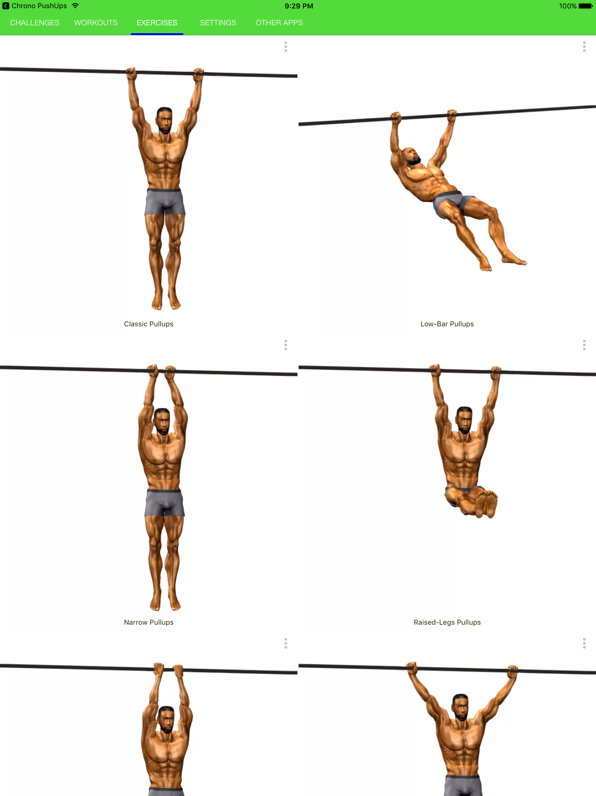 Chrono PullUps: 3D Trainer