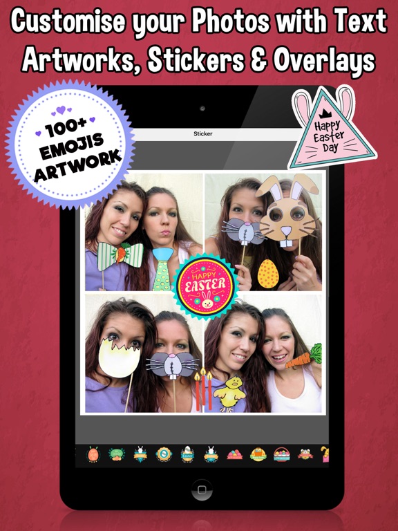 Screenshot #6 pour Easter Photo Frames Collage Editor