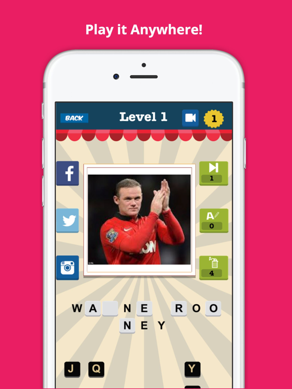 Soccer Trivia-Guess The Football Player!