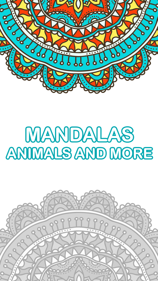 mandala coloring book - free adult colors therapy - 2.1 - (iOS)