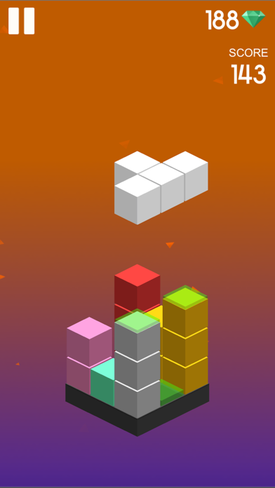 Screenshot #1 pour CUBIC - 3D Block Puzzle Classic Game