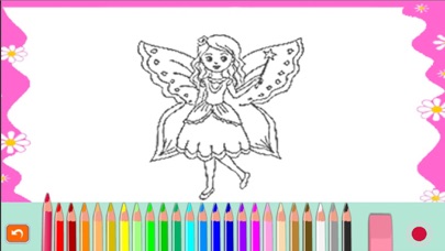 Screenshot #1 pour Princesse fée queue coloration pour enfant