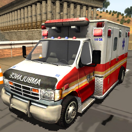 Ambulance Driver Trails Parking Sim 2017 Icon