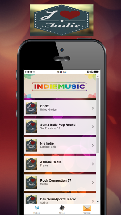 Screenshot #1 pour A+ Indie Radio - Indie Music - Indie Radio69
