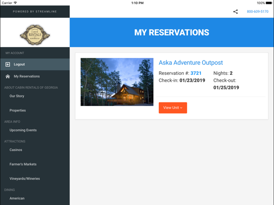 Screenshot #6 pour Cabin Rentals of Georgia