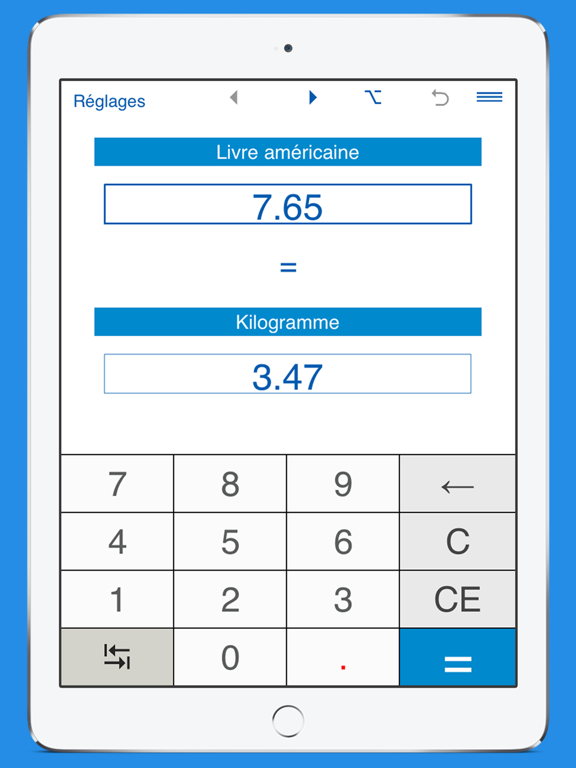 Télécharger Livres en kilogrammes et kg en lb convertisseur pour iPhone /  iPad sur l'App Store (Productivité)